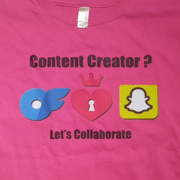 Content Creator ? Let's Collab Custom T Shirt - Picture 1 of 3
